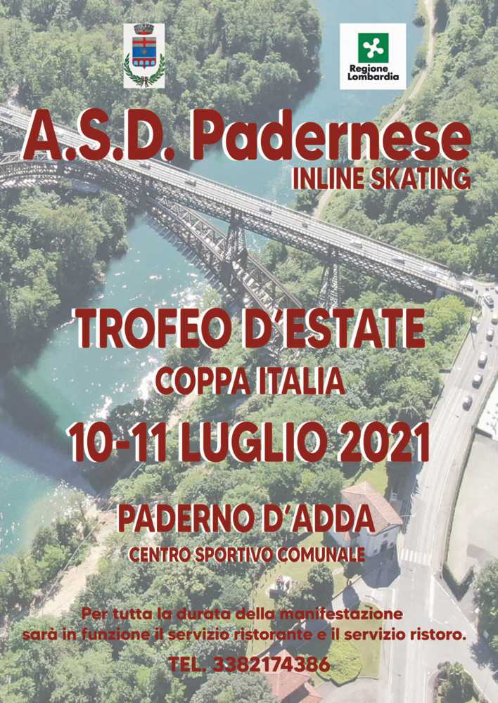 Fiocchi Italo e C. s.r.l. sarà sponsor della gara di pattinaggio "Trofeo d'Estate 2021" organizzato dalla ASD Padernese